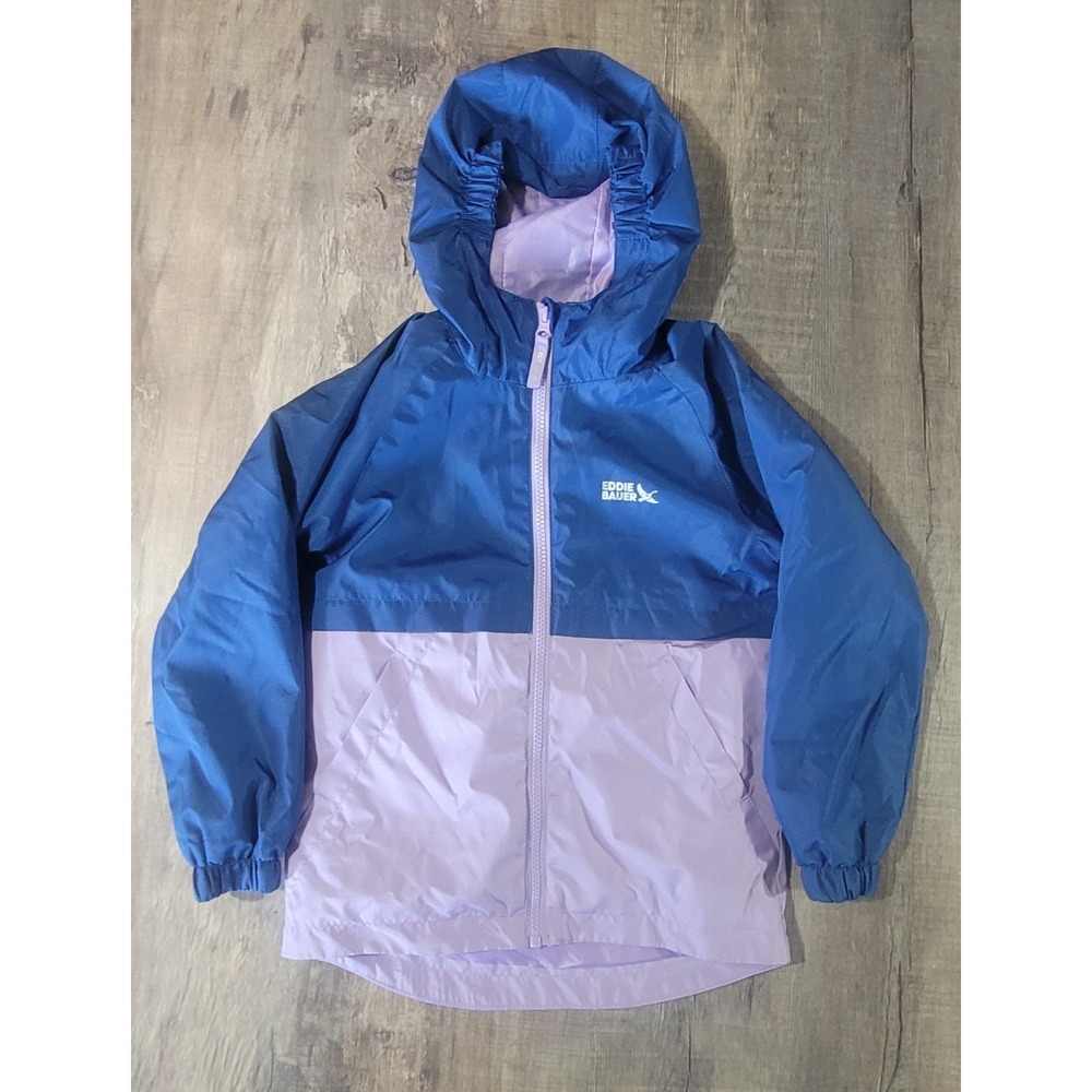 Eddie Bauer Girls Toddler XS 5-6 Lone Peak 3 in 1 Jacket Violet Purple